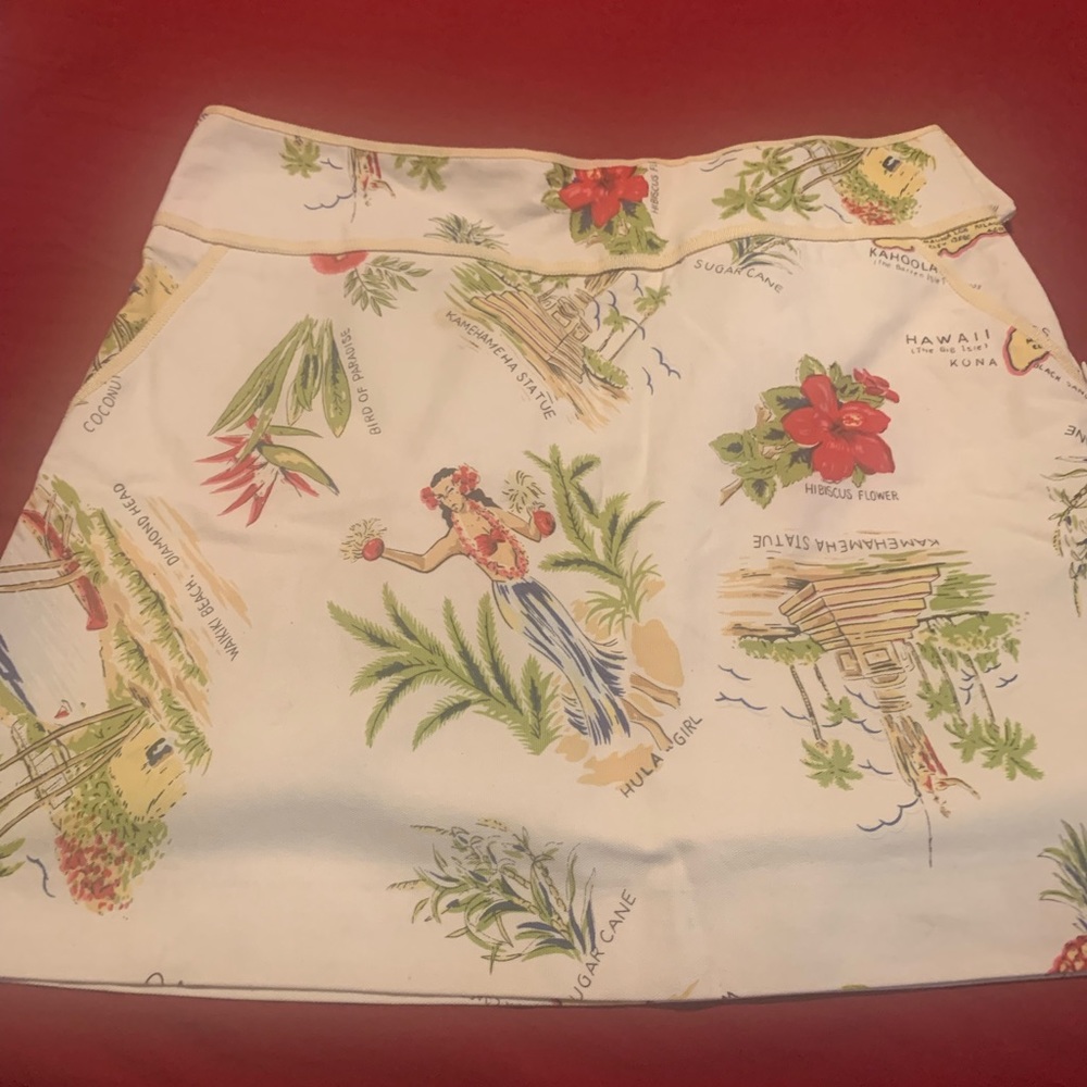 J crew size 6 tropical skirt